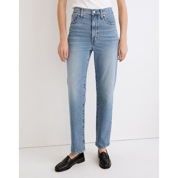 Madewell The Perfect Vintage Straight Montville Wash Blue Jeans Women's Size 28 - Picture 2 of 13